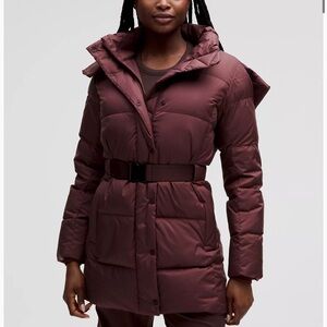 Wunder Puff Belted Waist 600-Down-Fill Jacket size 4